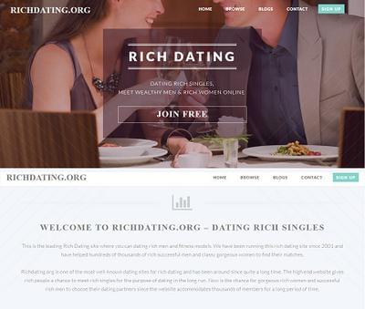 Free wealthy dating sites
